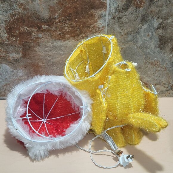 Peanuts Pre Lit Yard Art Woodstock Santa Hat Outdoor Holiday Yard Art 18" - Picture 12 of 16